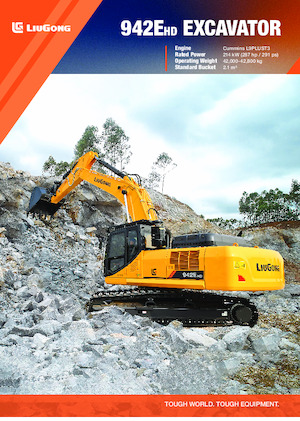 Escavatori cingolati Liugong 942EHD