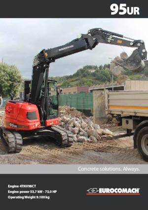 Escavatori cingolati Eurocomach 95 UR