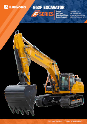 Escavatori cingolati Liugong 952F