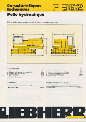 Escavatori cingolati Liebherr P 962