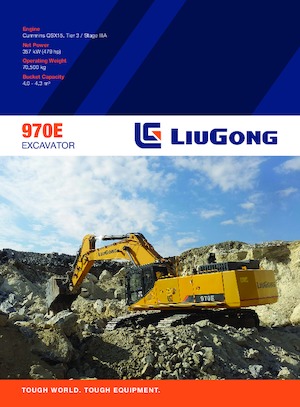 Escavatori cingolati Liugong 970E