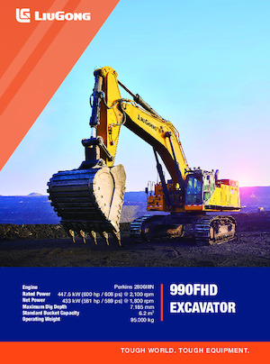 Escavatori cingolati Liugong 990FHD