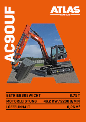 Escavatori cingolati Atlas Kompakt AC 90UF