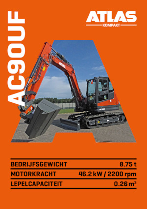 Escavatori cingolati Atlas Kompakt AC 90UF