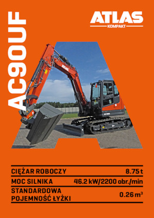 Escavatori cingolati Atlas Kompakt AC 90UF