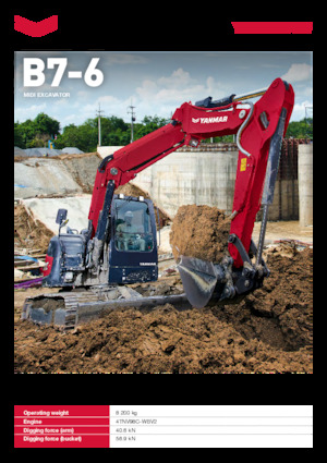 Escavatori cingolati Yanmar B7-6 