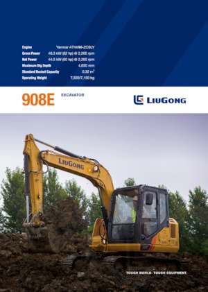 Escavatori cingolati Liugong 908E