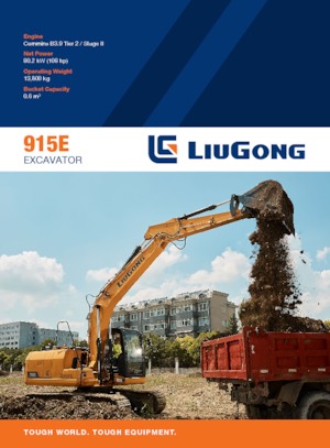 Escavatori cingolati Liugong 915E
