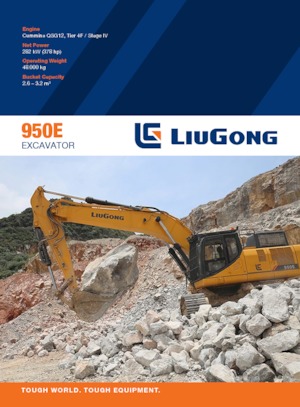 Escavatori cingolati Liugong 950E