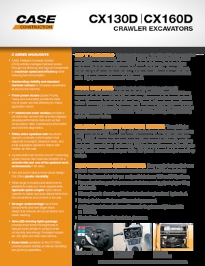 Escavatori cingolati Case CX130D