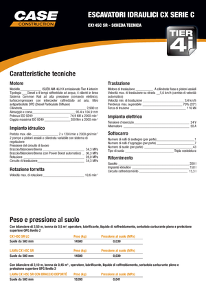 Escavatori cingolati Case CX145C 