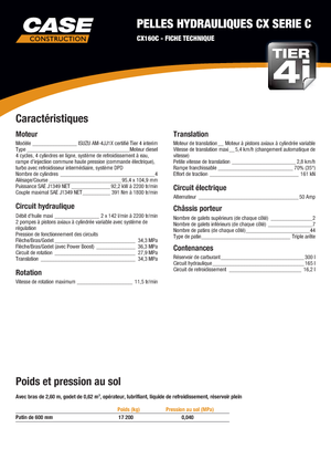 Escavatori cingolati Case CX 160 C