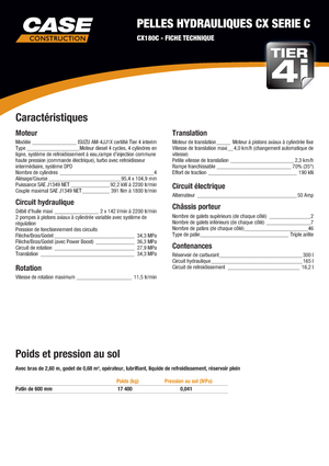 Escavatori cingolati Case CX180C