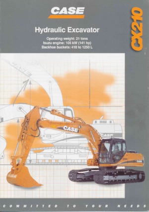 Escavatori cingolati Case CX 210