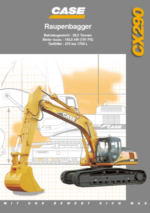 Escavatori cingolati Case CX 290