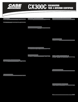 Escavatori cingolati Case CX 300 C