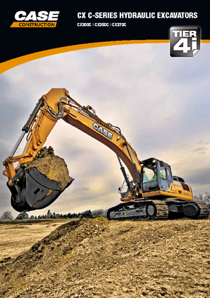 Escavatori cingolati Case CX 350 C LC Mono