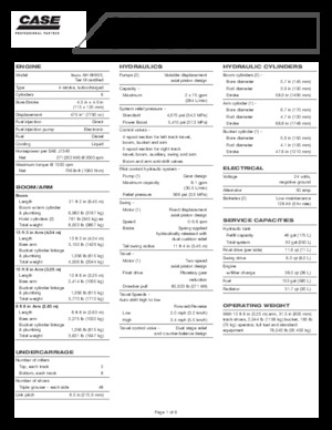 Escavatori cingolati Case CX 330