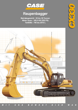 Escavatori cingolati Case CX 330