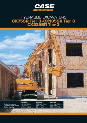 Escavatori cingolati Case CX 225 SR
