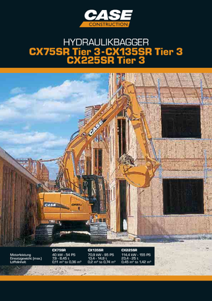 Escavatori cingolati Case CX 225 SR