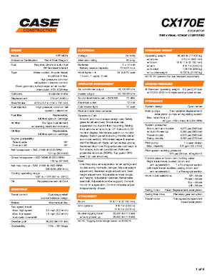 Escavatori cingolati Case CX170E
