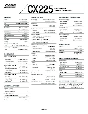 Escavatori cingolati Case CX225