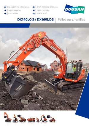 Escavatori cingolati Doosan DX160LC-3