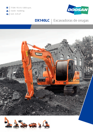 Escavatori cingolati Doosan DX 140 LC
