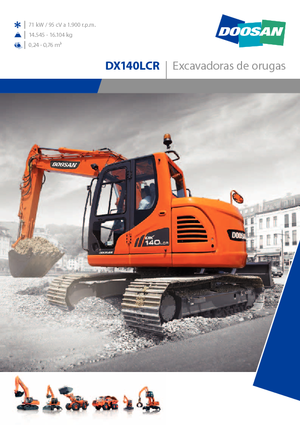 Escavatori cingolati Doosan DX 140 LCR