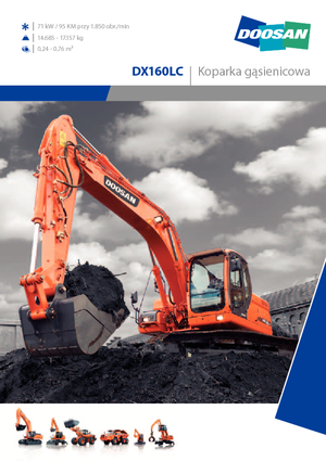 Escavatori cingolati Doosan DX 160 LC