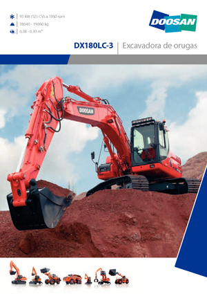 Escavatori cingolati Doosan DX180LC-3