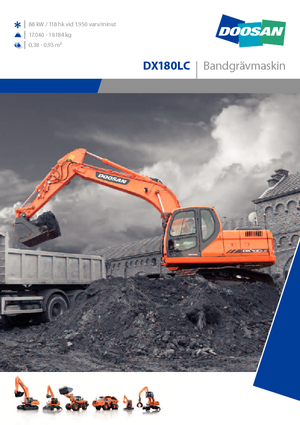 Escavatori cingolati Doosan DX 180 LC