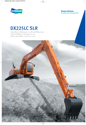 Escavatori cingolati Doosan DX225LC-3 SLR