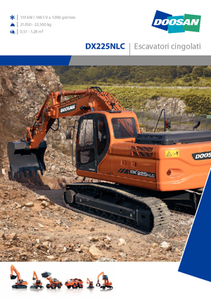 Escavatori cingolati Doosan DX 225 N LC