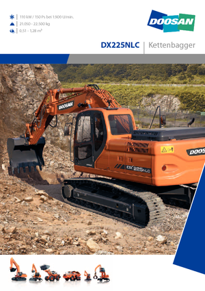 Escavatori cingolati Doosan DX 225 N LC