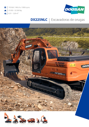 Escavatori cingolati Doosan DX 225 N LC