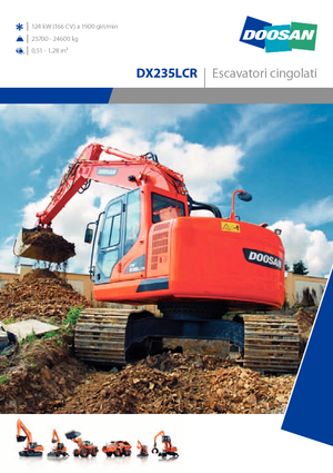 Escavatori cingolati Doosan DX235LCR