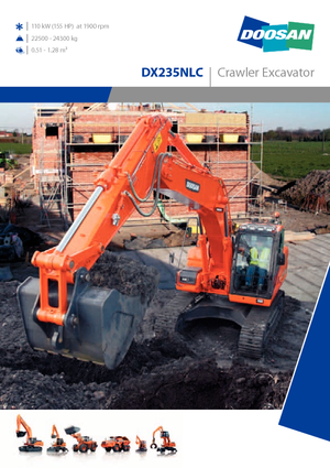 Escavatori cingolati Doosan DX235NLC