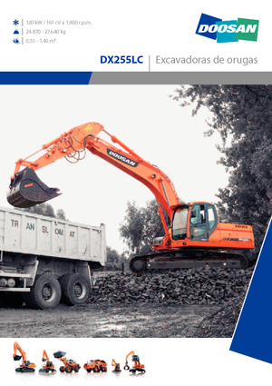 Escavatori cingolati Doosan DX 255 N LC