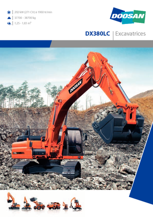 Escavatori cingolati Doosan DX 380 LC
