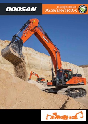 Escavatori cingolati Doosan DX420LC-5