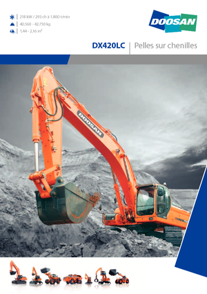 Escavatori cingolati Doosan DX 420 LC