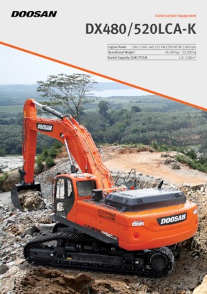 Escavatori cingolati Doosan DX 480 N LC