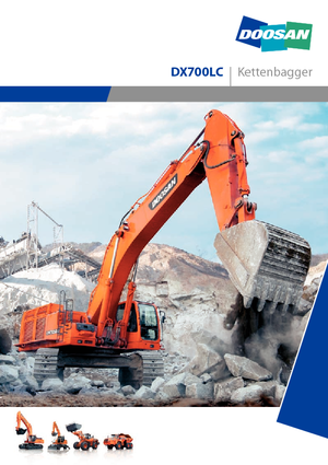 Escavatori cingolati Doosan DX700LC