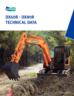 Escavatori cingolati Doosan DX 80 R