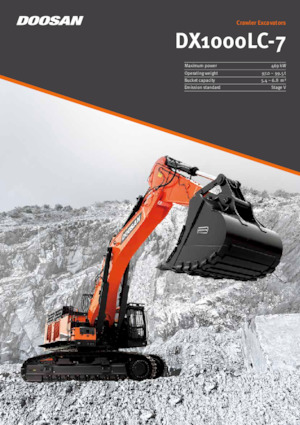 Escavatori cingolati Doosan DX1000LC-7