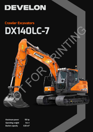 Escavatori cingolati Develon DX140LC-7