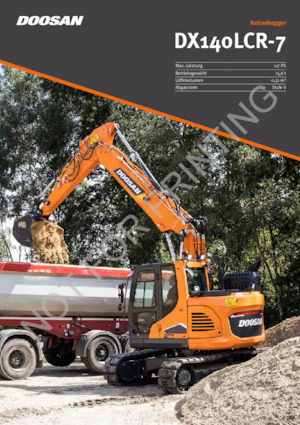Escavatori cingolati Doosan DX140LCR-7