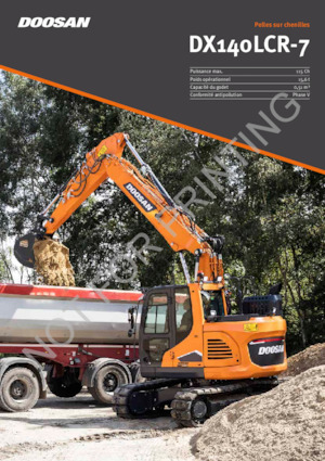 Escavatori cingolati Doosan DX140LCR-7